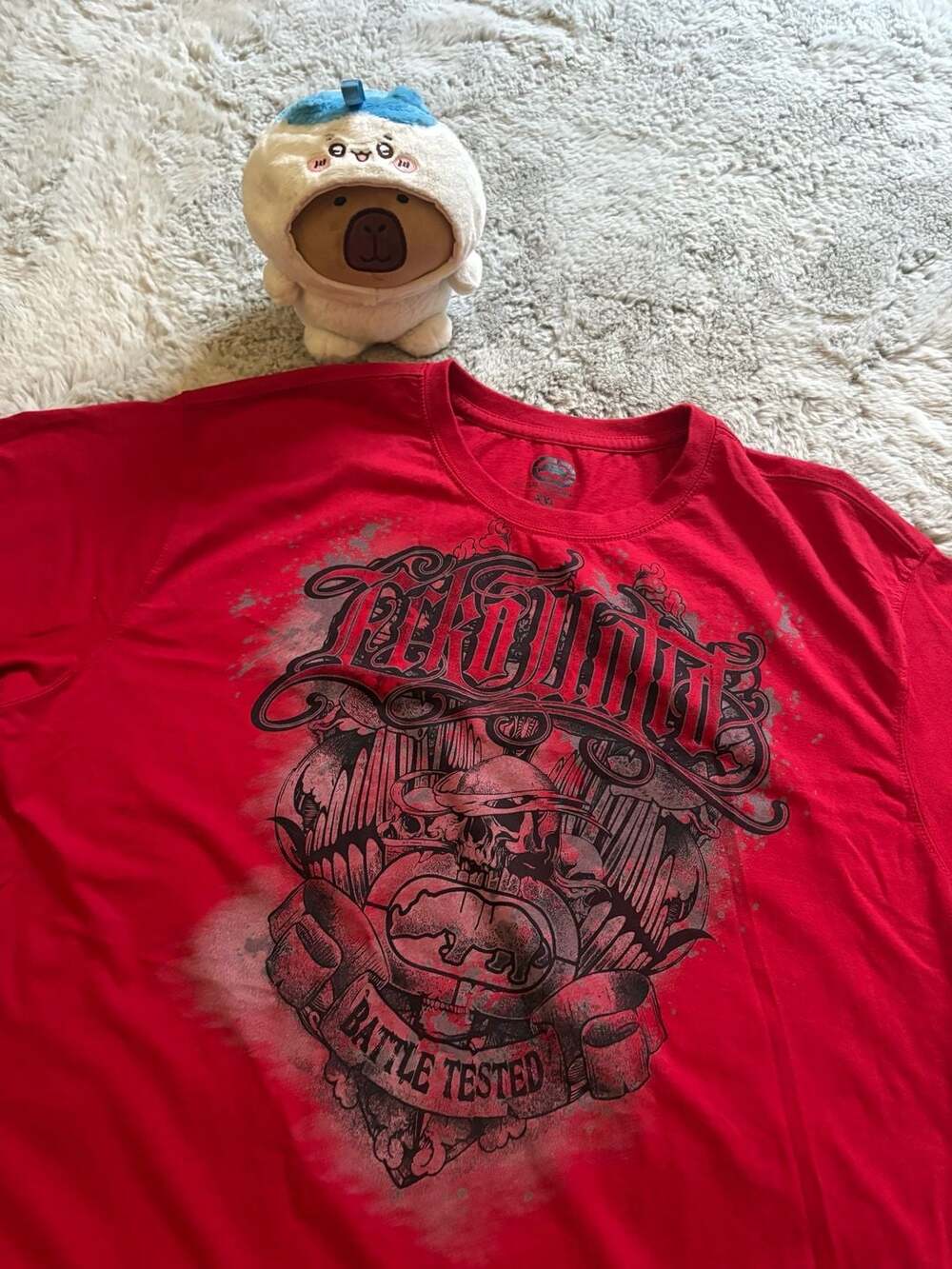 Ecko Unltd MMA Battle Tested Graphic T-Shirt XXL Red